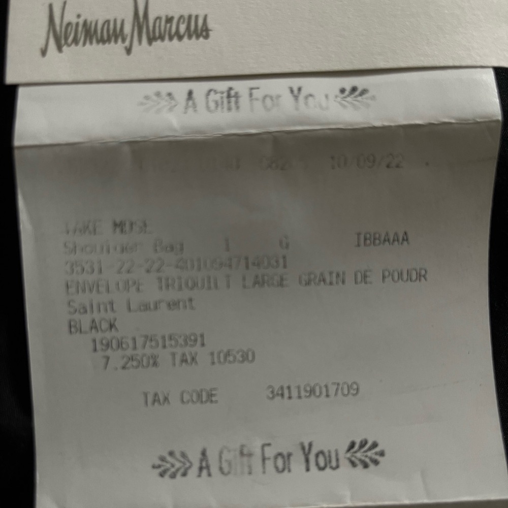 Authentic Saint Laurent Large Shoulder Bag - Picture 4 of 16